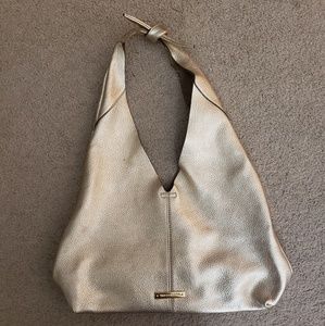 Vince camuto gold pebbled bag